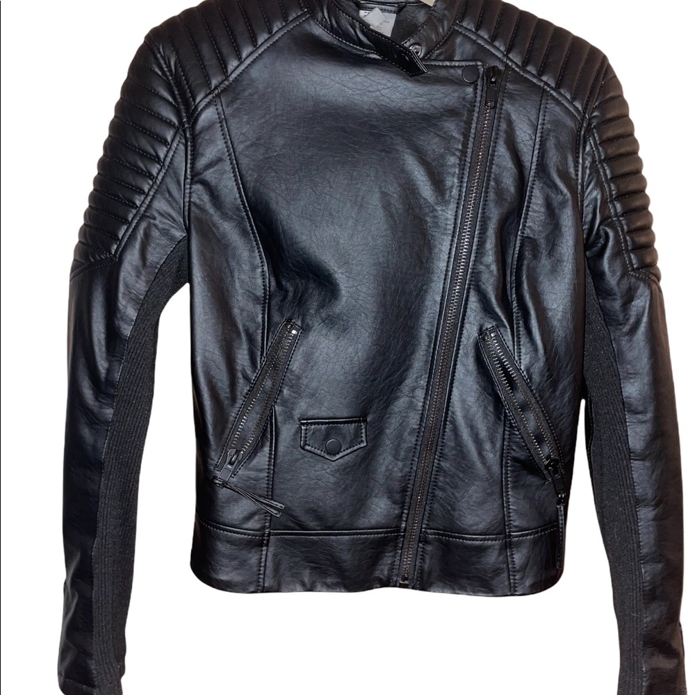 H&M divided motorcycle jacket